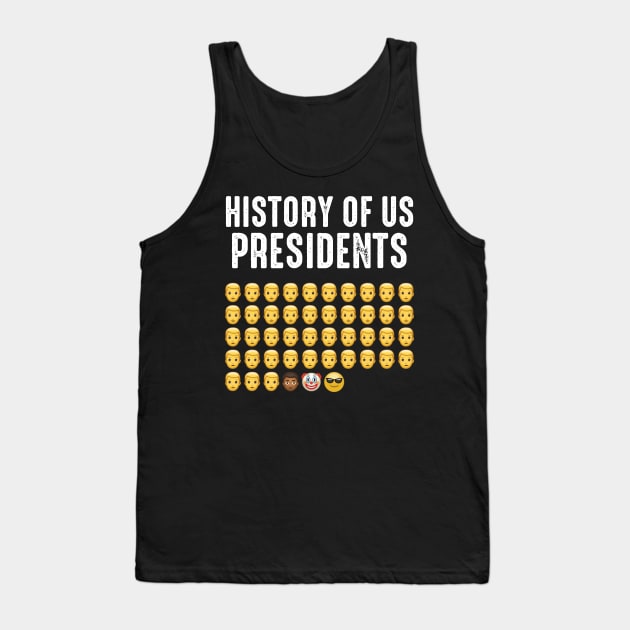 History Of Us Presidents Tank Top by LMW Art